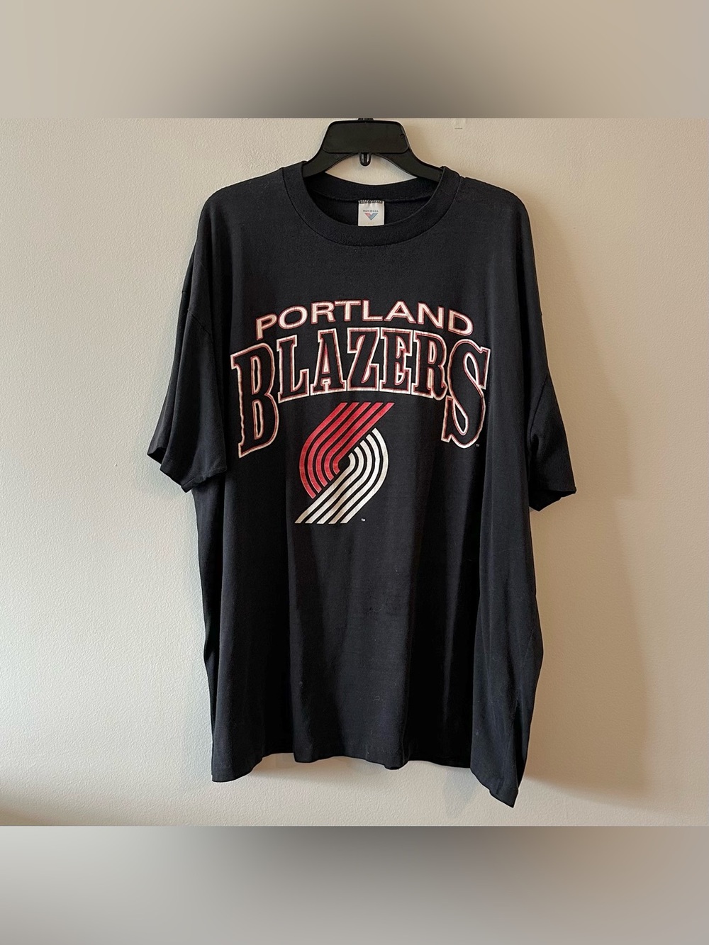 Vintage 90s Portland Trailblazers Graphic Short Sleeve Tee Single Stitch 3XL USA